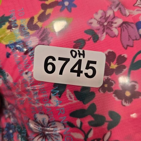 AFRM Pink Floral Mock Neck Midi Dress Size 1X NWT | Sleeveless Stretch Bodycon - Picture 10 of 10